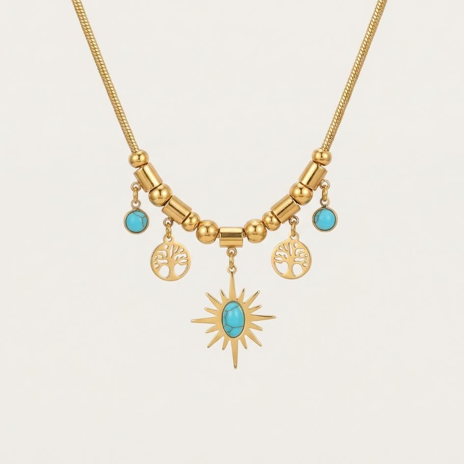 Heliara | Turquoise Rays