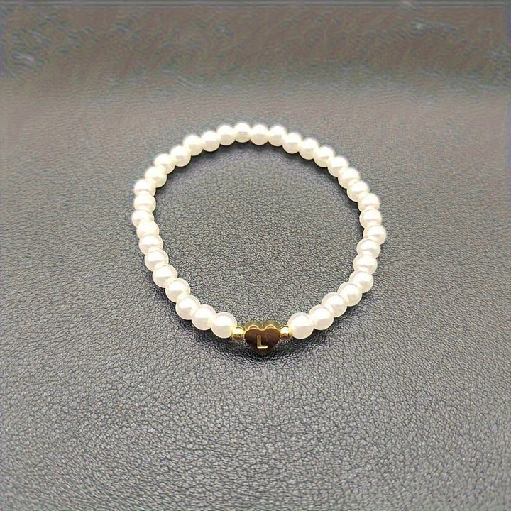 AZ Heart Initial Bracelet