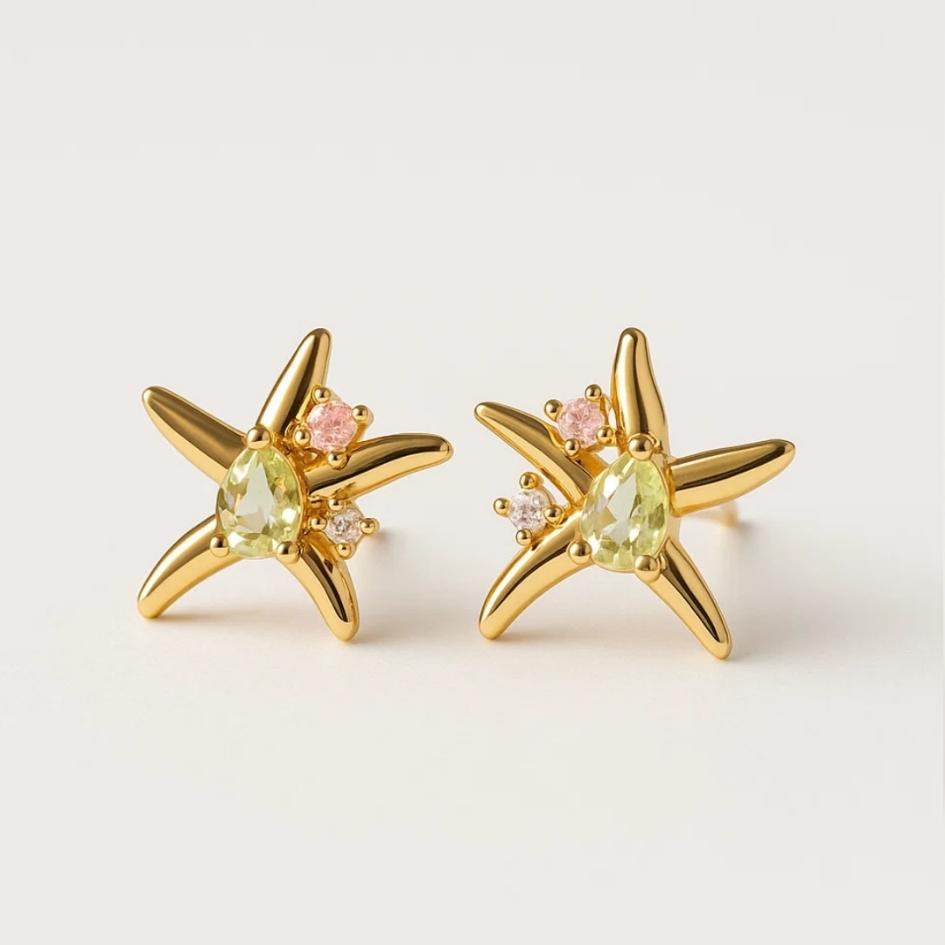 Coralia | Starfish Earrings
