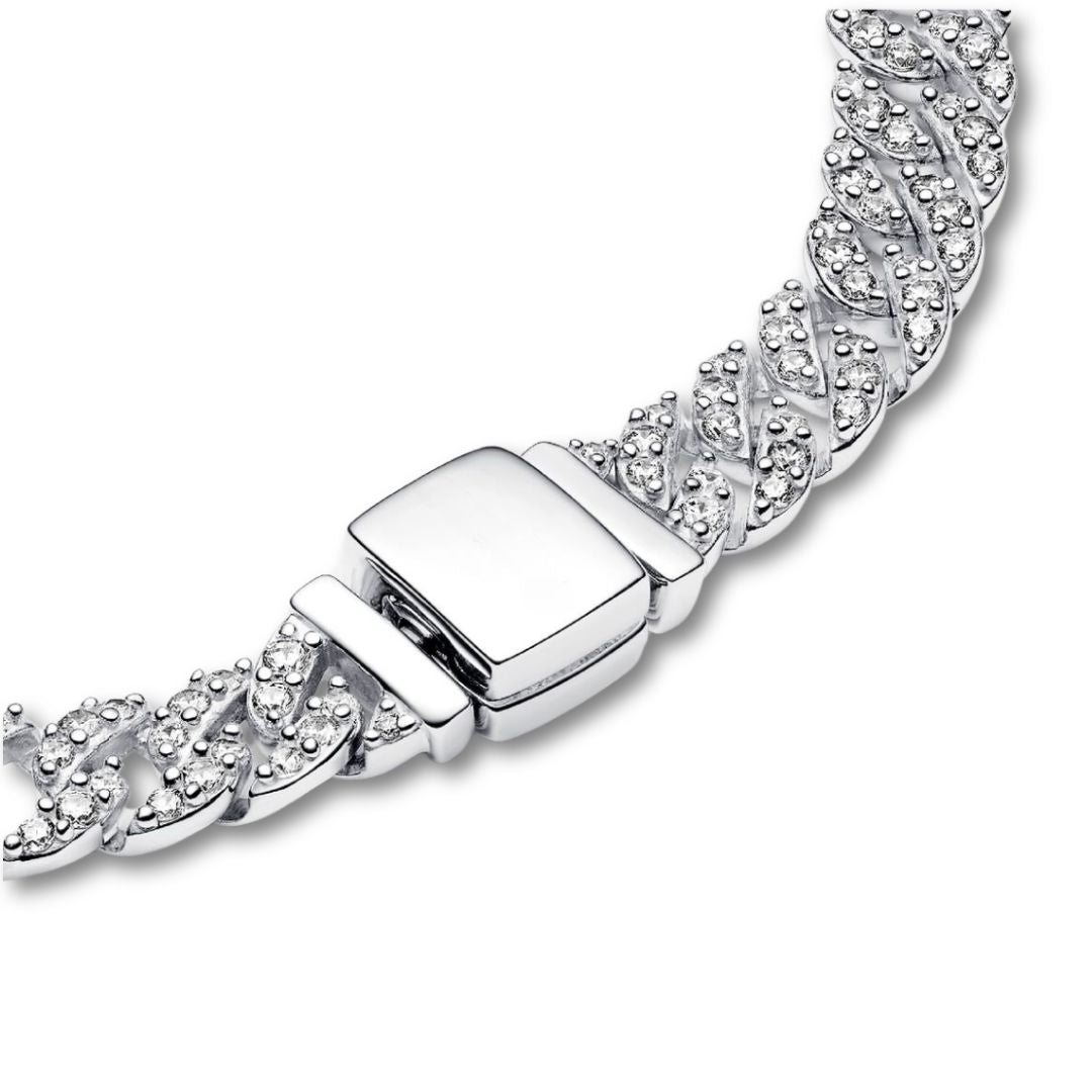 Timeless Pave Gold Cuban Bracelet