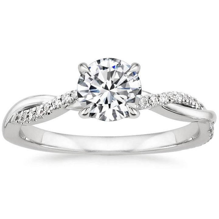 Elegant White Gold Le Jane Ring