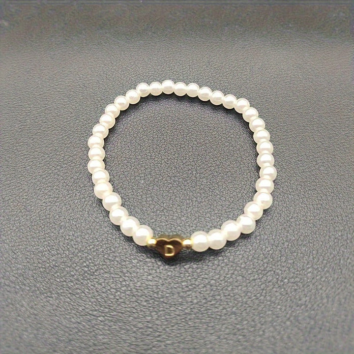 AZ Heart Initial Bracelet