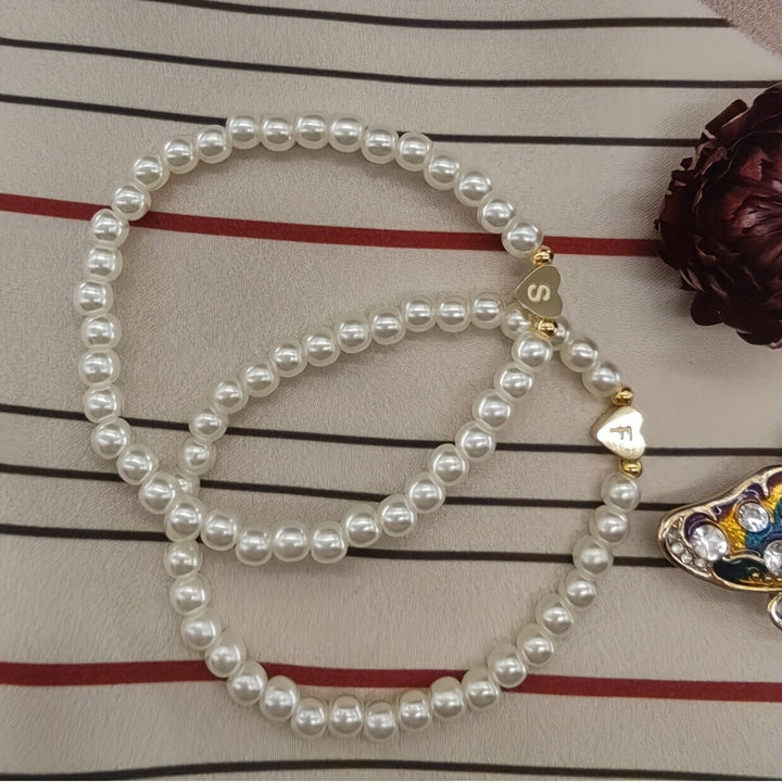 AZ Heart Initial Bracelet