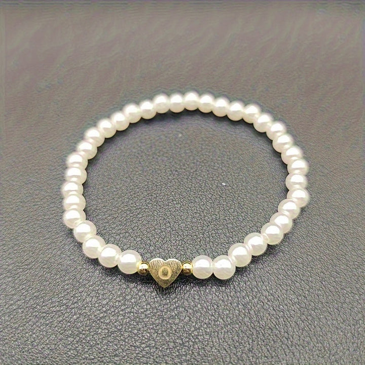 AZ Heart Initial Bracelet