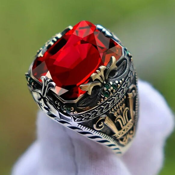 Vintage Turkish Seal Ring 