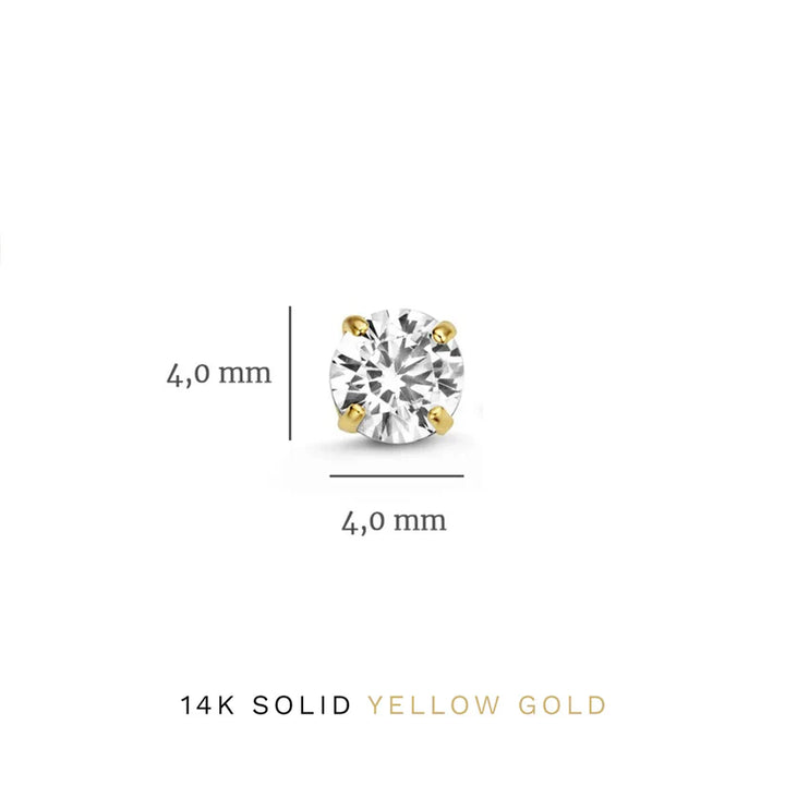 Elegant Dara Brillane Gold Stone Earrings Set