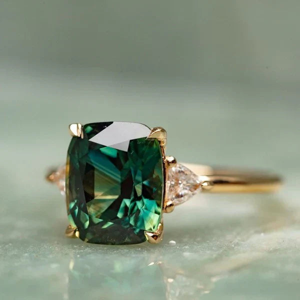 Vintage Inspired Gemstone Gold Ring