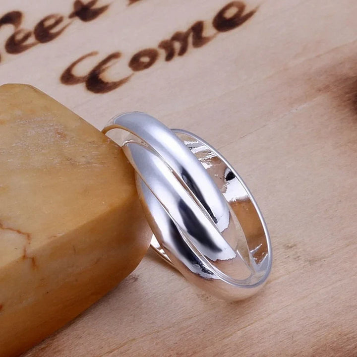 Romantic Sterling Silver Charm Ring
