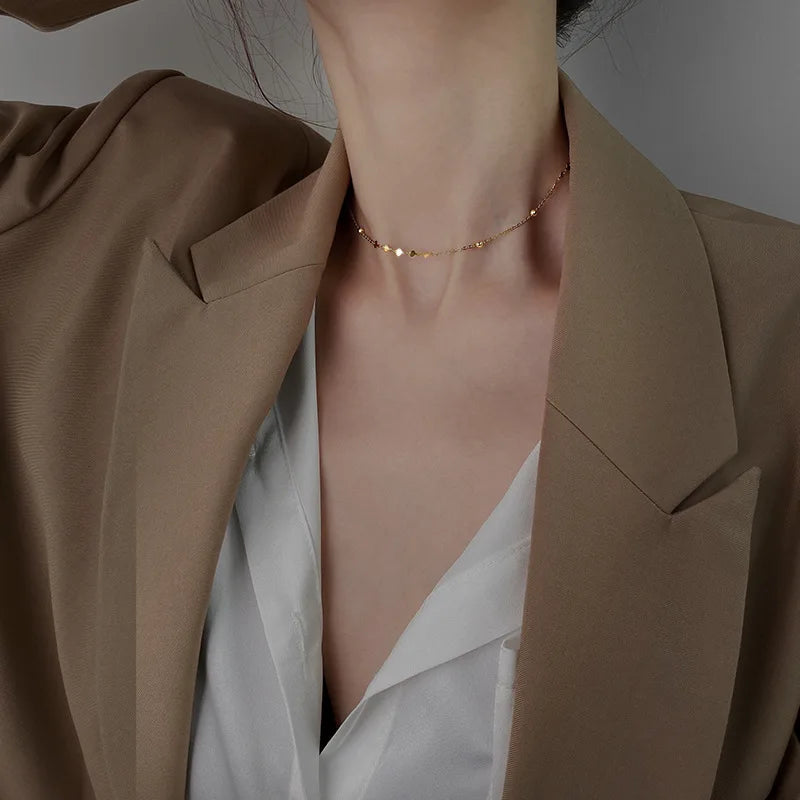 Minimalist Choker Necklace 