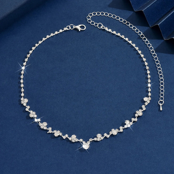 Elegant Diamond Bridal Necklace 