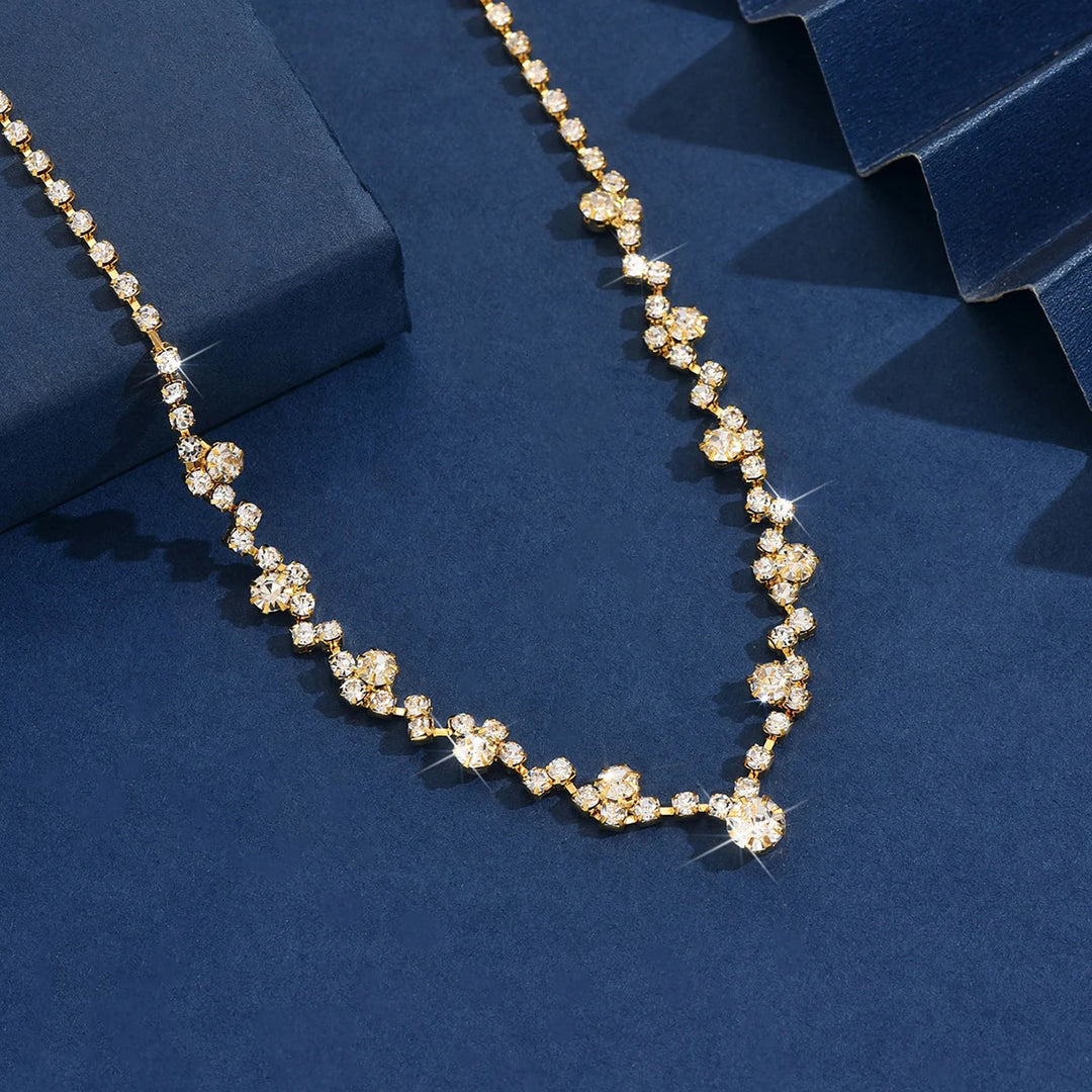 Elegant Diamond Bridal Necklace 