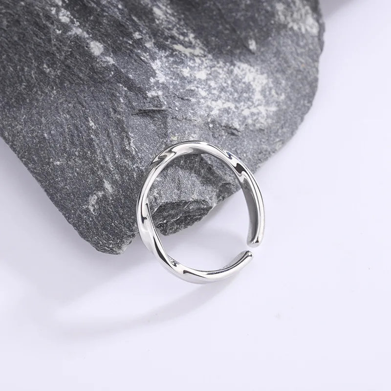 Timeless Sterling Silver Twisted Wire Ring