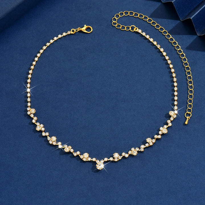 Elegant Diamond Bridal Necklace 