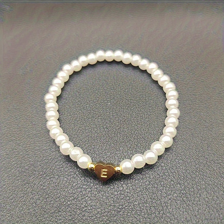 AZ Heart Initial Bracelet