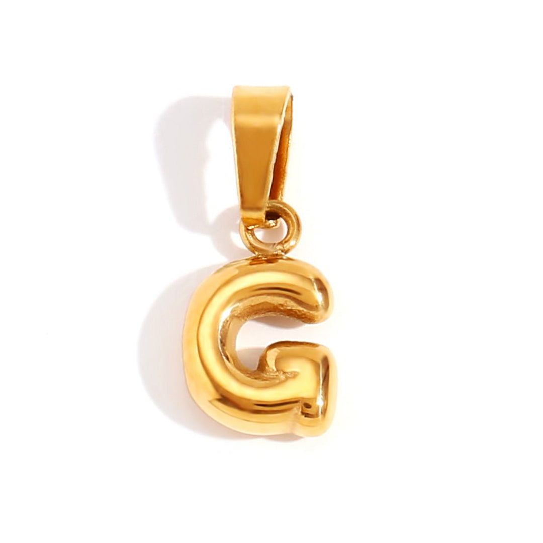 Chic Bubble Letter Necklace 