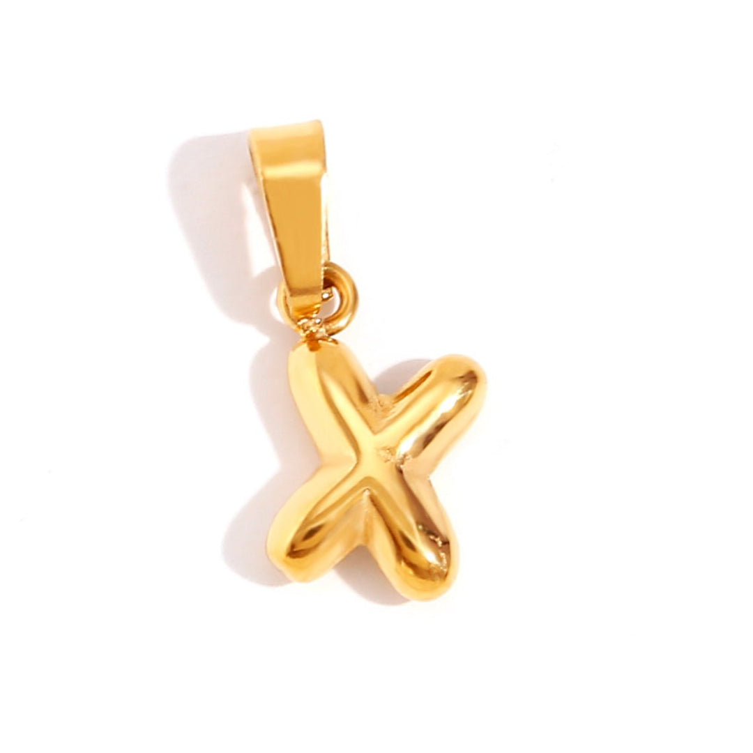 Chic Bubble Letter Necklace 