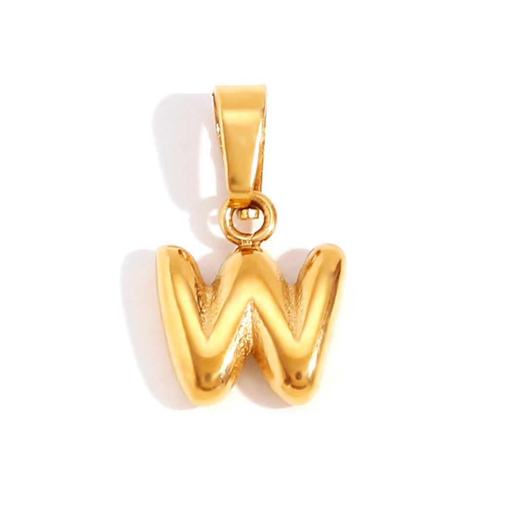 Chic Bubble Letter Necklace 