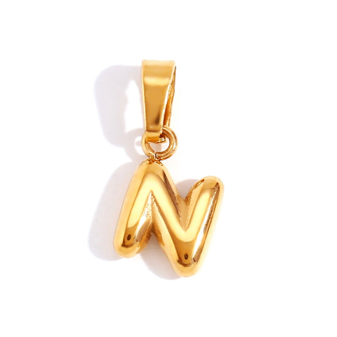 Chic Bubble Letter Necklace 