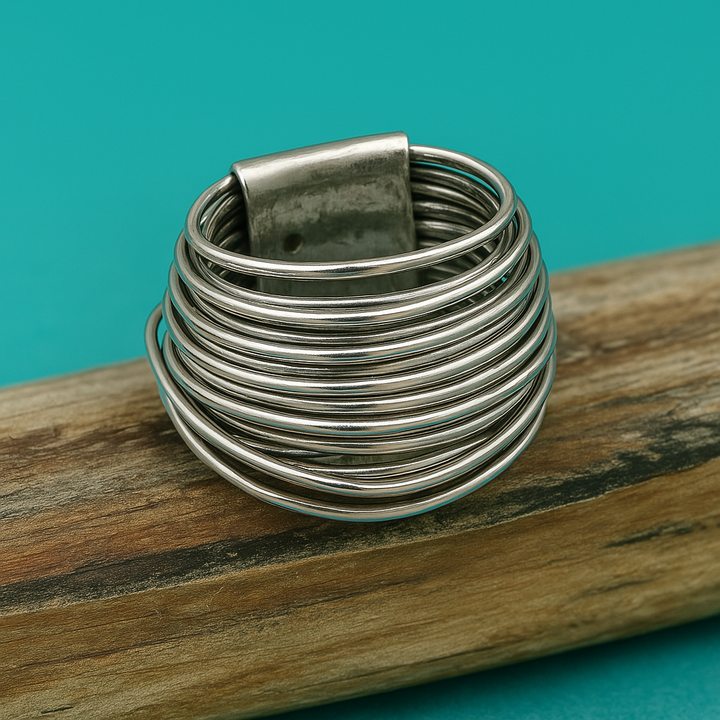Vintage Layering Silver Ring 