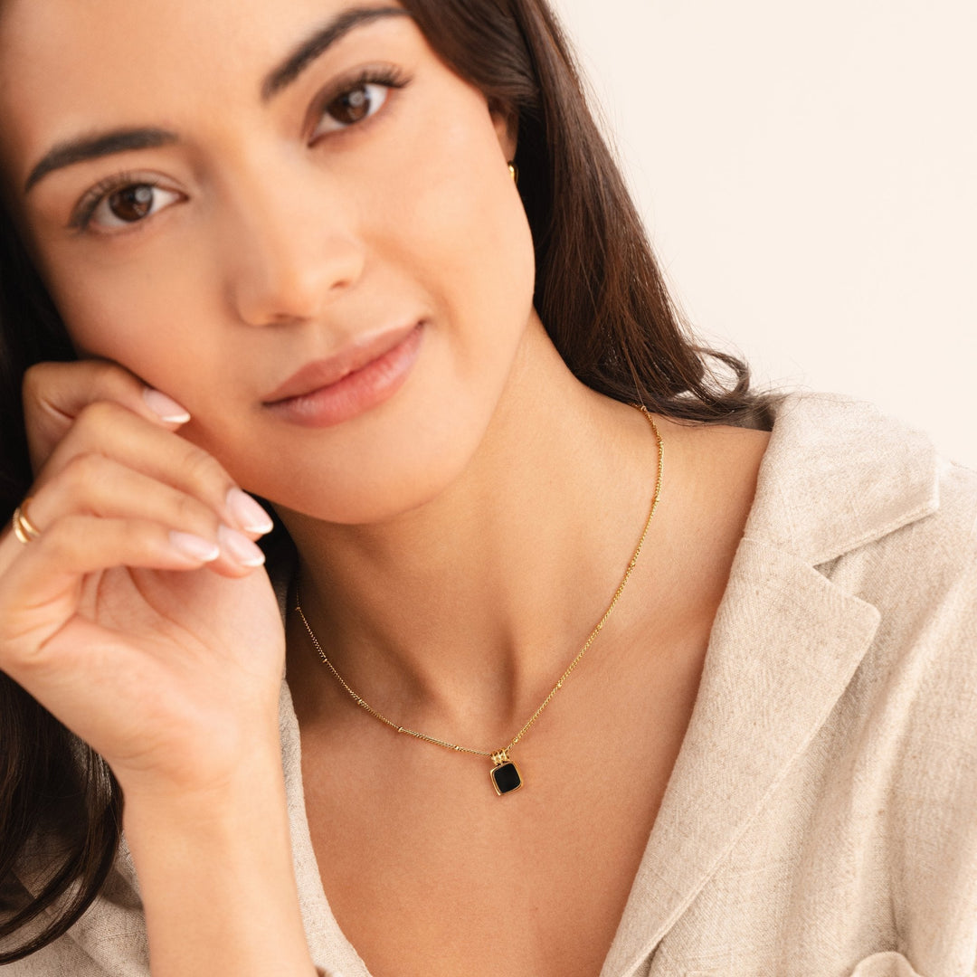 Elegant Double Layer Necklace 