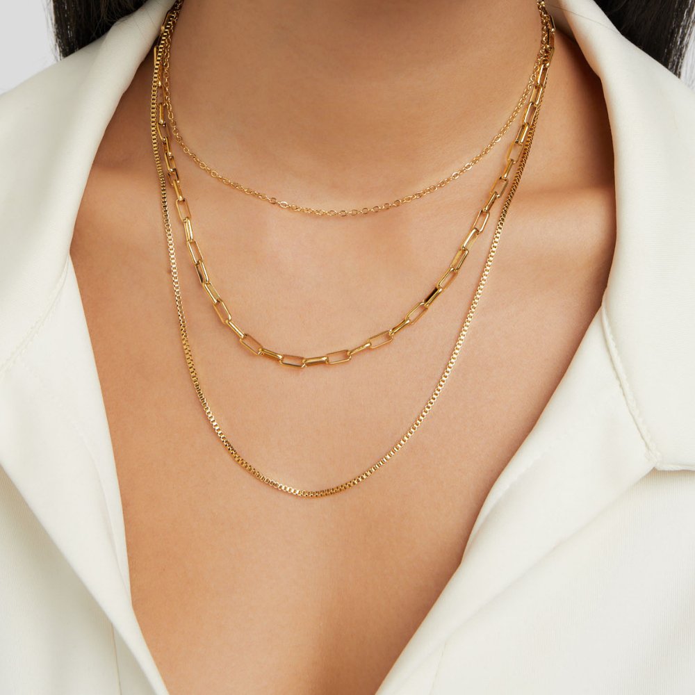 Multi-Layer Chain Necklace 