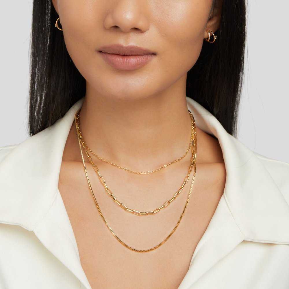 Multi-Layer Chain Necklace 